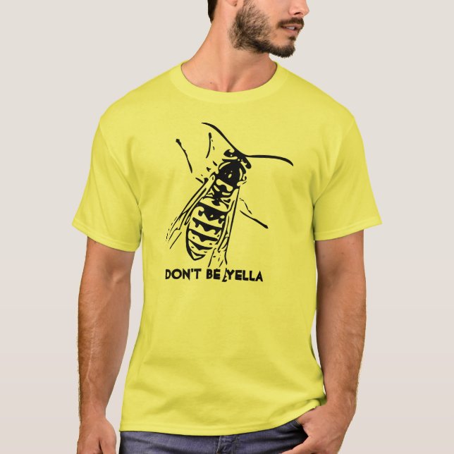 Camiseta de la avispa de la chaqueta amarilla (Anverso)