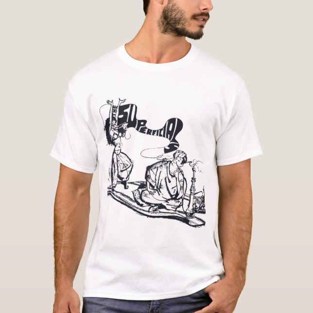 Camiseta de la bailarina de la danza del vientre (Anverso)