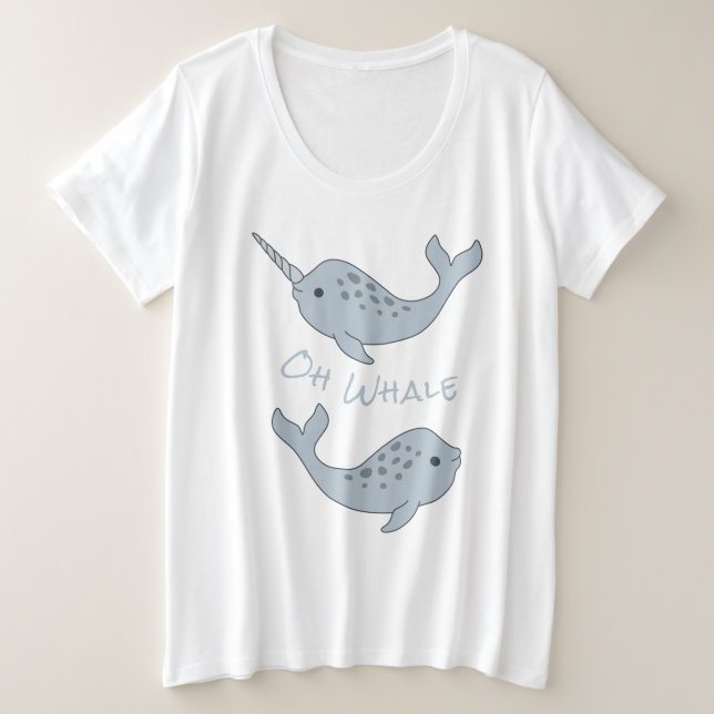 Camiseta de la ballena (Anverso del diseño)