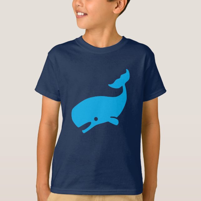Camiseta de la "ballena azul" (Anverso)
