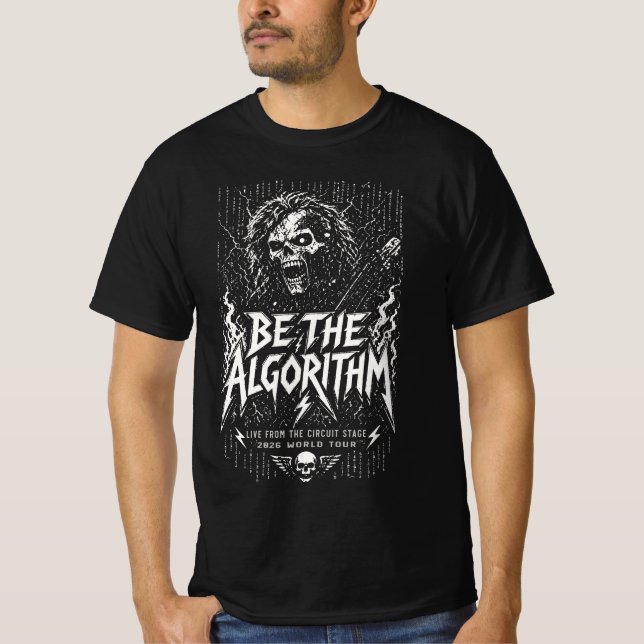 Camiseta de la banda Algorithm (Anverso)
