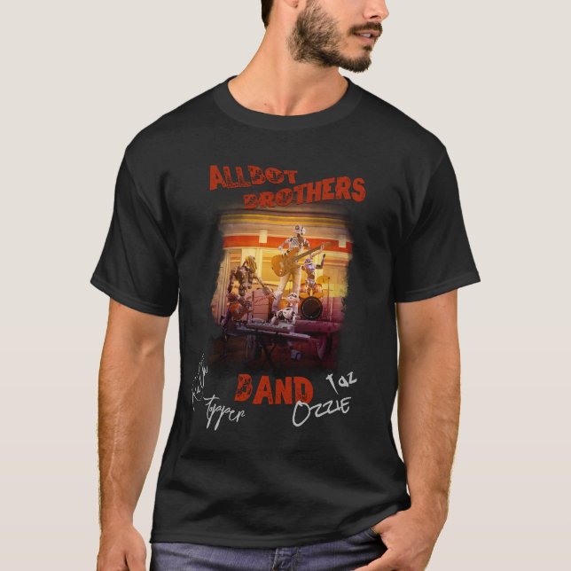 Camiseta de la banda Allbot Brothers (Anverso)