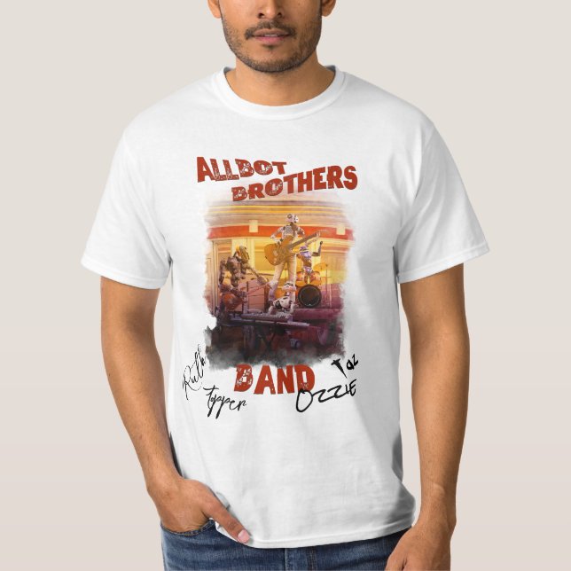 Camiseta de la banda Allbot Brothers (Anverso)