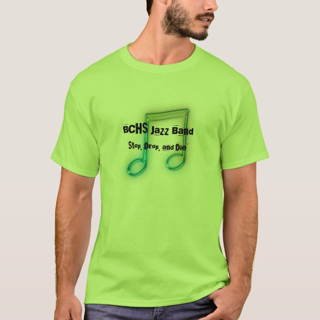 Camiseta de la banda de jazz de BCHS (Anverso)