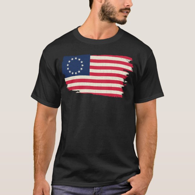 camiseta de la banda de la bandera (Anverso)