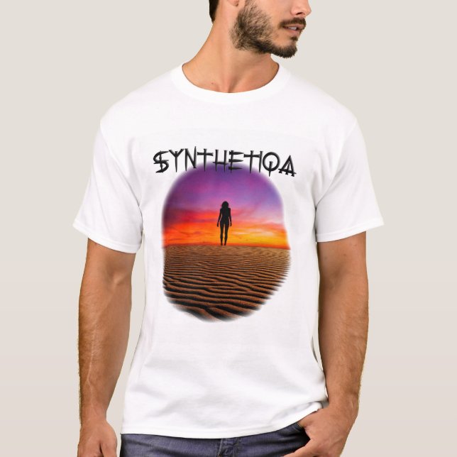 Camiseta de la banda de SYNTHETIQA (Anverso)