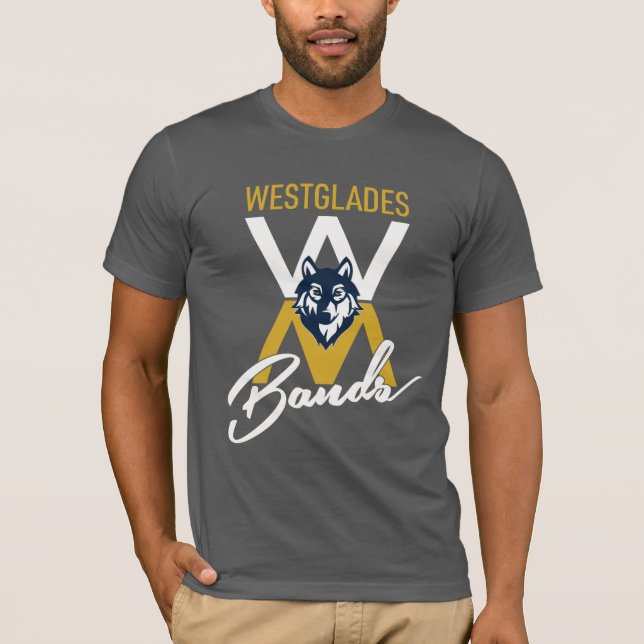 Camiseta de la banda de Westglades para adultos (Anverso)