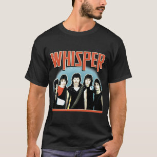 Camiseta de la banda del susurro