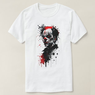 Camiseta de la bandeja de la tinta de un payaso tr