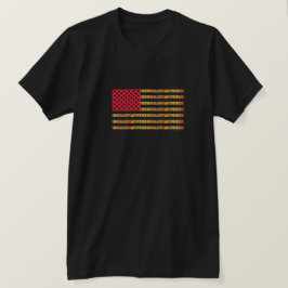 Camiseta de la bandera afroamericana
