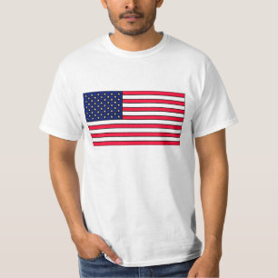 Camiseta de la bandera americana