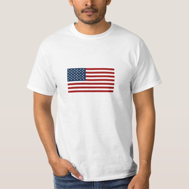 Camiseta de la bandera americana (Anverso)