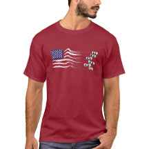 camiseta de la bandera americana de American Motor