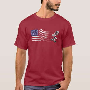 camiseta de la bandera americana de American Motor