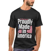 Camiseta de la bandera americana 'Hecha en América
