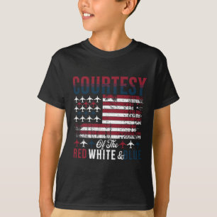 Camiseta De La Bandera Americana Roja Blanca Y Azul 4 De Ju