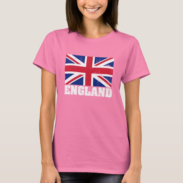 Camiseta de la bandera británica de Union Jack (Anverso)
