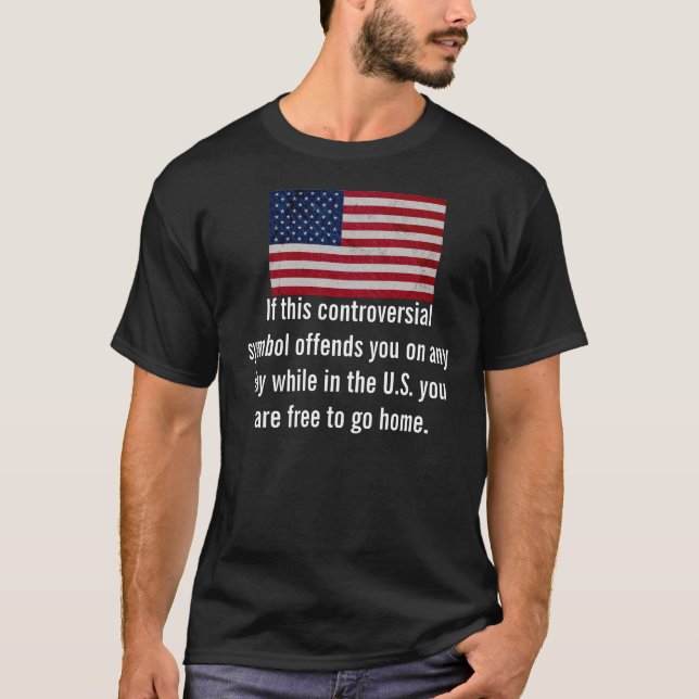 Camiseta de la bandera conservadora, americana, (Anverso)