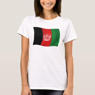 Camiseta de la bandera de Afganistán