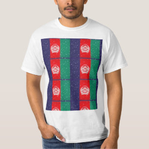 Camiseta de la bandera de Afganistán