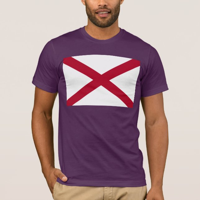 Camiseta de la bandera de Alabama (Anverso)