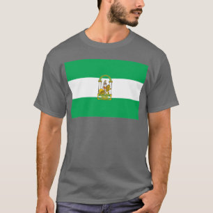Camiseta de la bandera de Andalucía