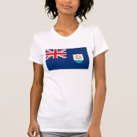Camiseta de la bandera de Anguila