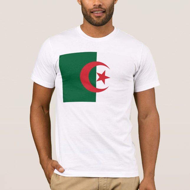 Camiseta de la bandera de Argelia (Anverso)