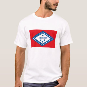 Camiseta de la bandera de Arkansas