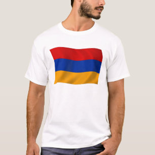 Camiseta de la bandera de Armenia