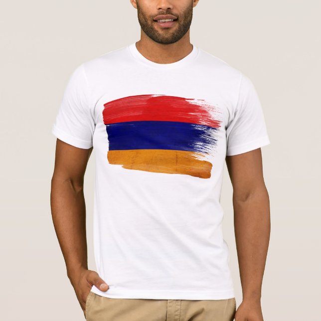 Camiseta de la bandera de Armenia (Anverso)