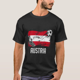 Camiseta de la bandera de Austria Equipo de fútbol