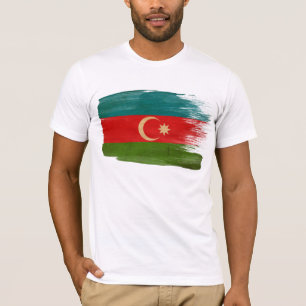 Camiseta de la bandera de Azerbaijan