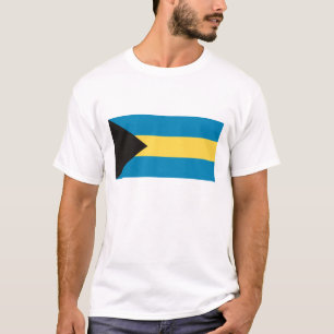 Camiseta de la bandera de Bahamas