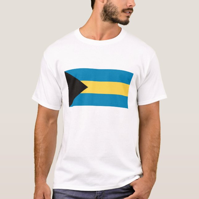 Camiseta de la bandera de Bahamas (Anverso)