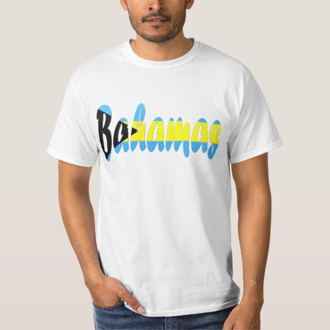 Camiseta de la bandera de Bahamas (Anverso)