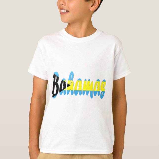 Camiseta de la bandera de Bahamas (Anverso)