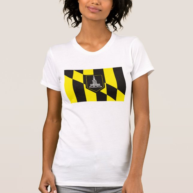 Camiseta de la bandera de Baltimore (Anverso)
