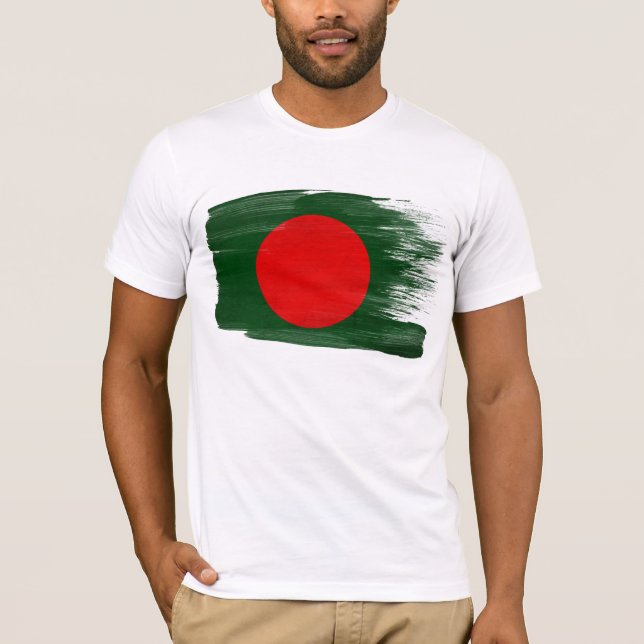 Camiseta de la bandera de Bangladesh (Anverso)