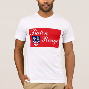 Camiseta de la bandera de Baton Rouge