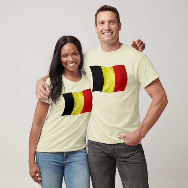 Camiseta de la bandera de Bélgica (Unisexo)