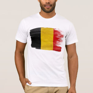 Camiseta de la bandera de Bélgica