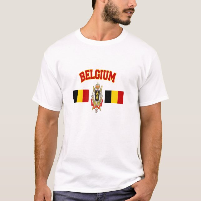 Camiseta de la bandera de Bélgica (Anverso)