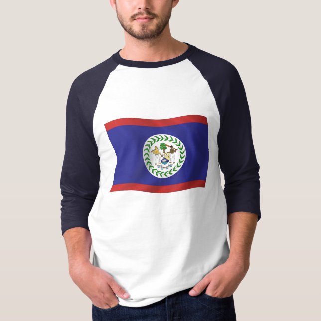 Camiseta de la bandera de Belice (Anverso)