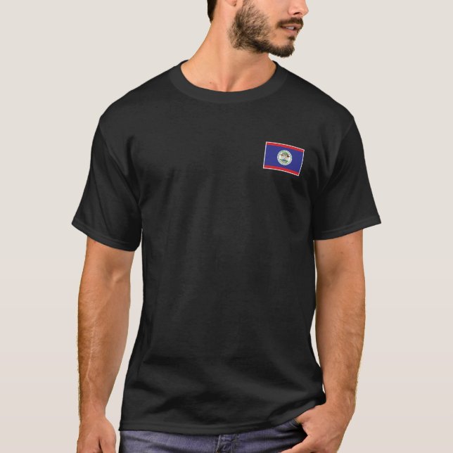 Camiseta de la bandera de Belice (Anverso)