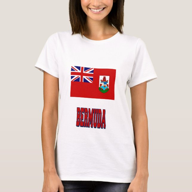 Camiseta de la bandera de Bermudas (Anverso)