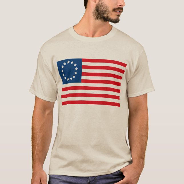 Camiseta de la bandera de Betsy Ross (Anverso)