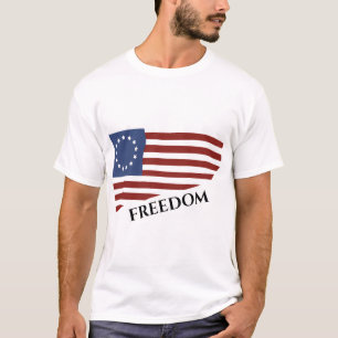 Camiseta de la bandera de Betsy Ross