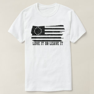 camiseta de la bandera de Betsy Ross de Rush Limba