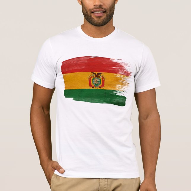 Camiseta de la bandera de Bolivia (Anverso)